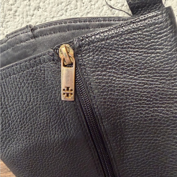 Tory Burch Black Leather Riding Knee High Boots - Picture 9 of 16